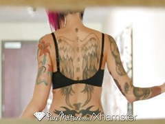 LovelyClips presents: Puremature - inked up milf anna bell peaks gets pussy filled