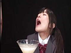 LovelyClips presents: Ryoko hirosaki gokkun swallow. censored