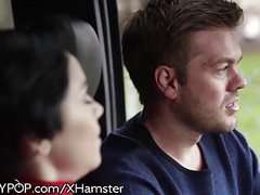LovelyClips presents: Teen spinner cadey mercury picked up by older guy