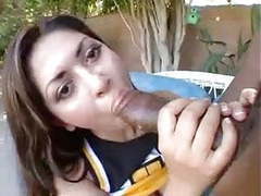 LovelyClips presents: Cheerleader  latina sexy
