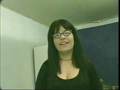 LovelyClips presents: Nerdy goth teryn gets chubby cunt fucked