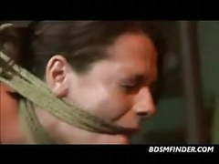 LovelyClips presents: Tied whipped and toyed bondage