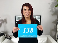 LovelyClips presents: Casting for pregnant redhead