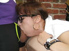 LovelyClips presents: Chelsy sun is the naughty secretary (french amateur glasses)
