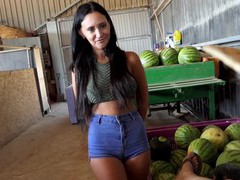 LovelyClips presents: Gina ferocious with natural tits and hot ass gets fucked hard, Couple, Hardcore, Brunettes, Long Hair, Latina, MILF, Shorts, Pussy Licking, Blowjob, Big Tits, Natural Tits, Hot Ass