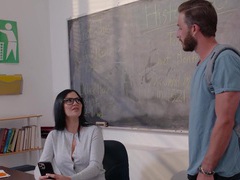 LovelyClips presents: Kinky math tutor jasmine jae loves giving head and having sex
