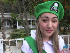 LovelyClips presents: Horny lily adams with natural tits enjoys while being fucked
