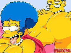 LovelyClips presents: The neighbor's lover! fucking the hot neighbor - the simptoons