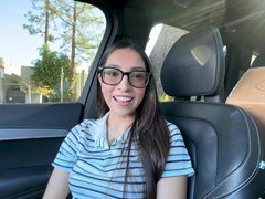LovelyClips presents: Seductive brunette madison wilde drops on her knees to make him hard