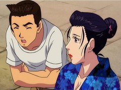 LovelyClips presents: Slut with big boobs pleases two horny guys at the same time
