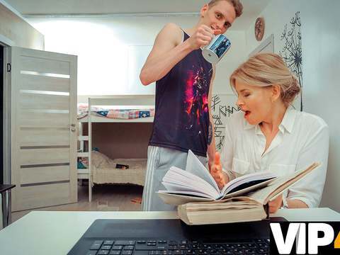 LovelyClips presents: Tutor4k. dude uses dirty ideas and finally fucks sexy literature teacher
