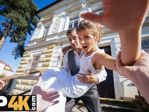 LovelyClips presents: Hunt4k. no wedding until i cum!