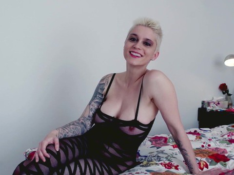 LovelyClips presents: Homemade video of horny blonde mila milan giving a sloppy bj