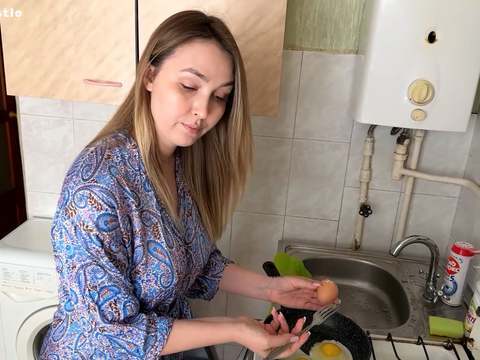 LovelyClips presents: To the surprise of the stepson, the stepmom's pussy turned out to be as narrow as the sex doll's pussy