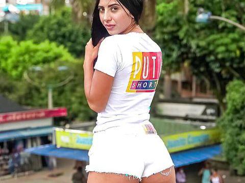 LovelyClips presents: Puti shorts - hot amateur latina mami sits on my huge dick cfnm