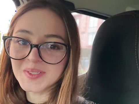 LovelyClips presents: The cafeteria clerk gets in my car and gives me a delicious blowjob