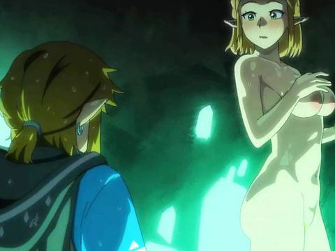 LovelyClips presents: Zelda's sexual date at the royal pool: a lustful visitor brings an unexpected twist! hentai parody
