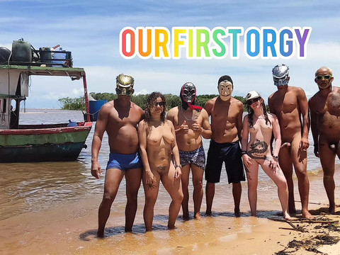 LovelyClips presents: I took my wives to a gangbang with my friends on an old boat in salvador