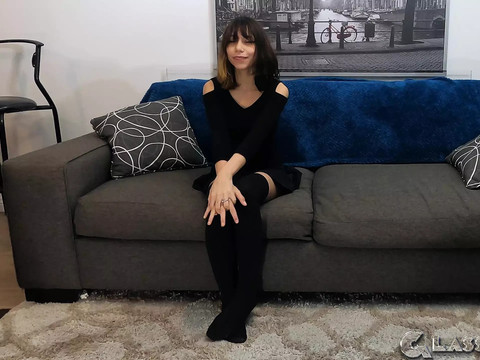 LovelyClips presents: Skinny 18-year-old gets ass fucked on camera