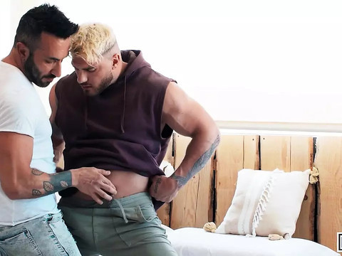 LovelyClips presents: Men - eager johnny viper gets a mouthful of cum after william seed fucks his ass in doggystyle