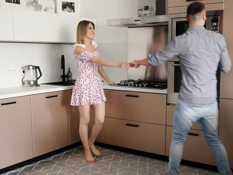LovelyClips presents: Good looking fanta sie with natural tits getting fucked hard
